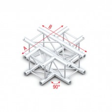 Milos Cross 4-way - Pro-30 Square P Truss - PQ30016