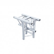 Milos Pro-30 Triangle P Truss - T-Cross vertical 3-way, apex down - 50 cm - ATB35sp - 90° corner - silver - P - PT30035