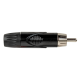 DAP RCA Connector, Male, Black Housing - Black end cap - RMK302B