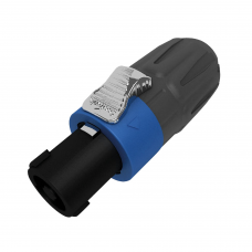 Seetronic Speaker 4P Connector, male Blauw/zwarte behuizing - SL4FXN