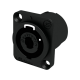 Seetronic 4-pin Speaker Chassis Female stekker - D-formaat - SL4MP