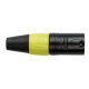 DAP XLR 3p. Connector Male, Black housing - Yellow - XMK203BY