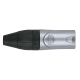 DAP XLR 3p. X-type Male - Silver - XMX203NB