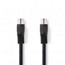 CS DIN-Audiokabel DIN 5-Pins Male - DIN 5-Pins Male 2,0 m Zwart