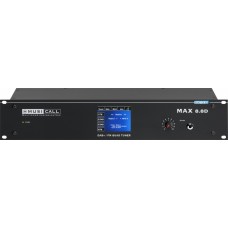 Dateq Musicall MAX 8.8D Multizone omroep / muziek matrix systeem + DAB+/FM/WEB + TFT 8x stereo in 8x stereo uit