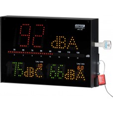 Dateq SPLD3 SPL display; Multicolor, A,F,C karakteristieken, 2x instelbare Leq en data opslag voor 12 maanden