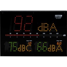 Dateq SPLEXT3 SPL uitbreiding display; , Multicolor, A,F,C karakteristieken, 2x instelbare Leq.