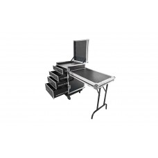 Prodjuser DC4 Flightcase met 4 lades en werkbank