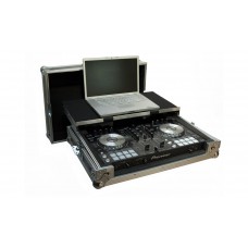 Prodjuser DDJ SR LP flightcase voor Pioneer DDJ SR met laptop plateau