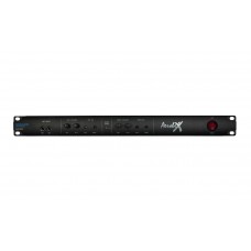 NewHank Aerobix 1HE rackmixer 2x mic en 2x stereo