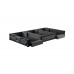 Prodjuser SCX-1 BL zwarte flightcase voor 2x Denon SC6000 en 1x X1850