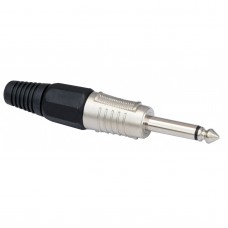 Hilec MONOJACK 6.3mm Mannelijke Mono Jack connector 6,3mm voor kabel (2 stuks)