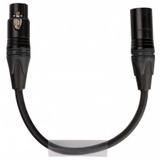 Tasker Neutrik PRE-3M5F1038ZW0.15 DMX verloopkabel van 3P male naar 5P Female zwart