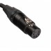 Tasker Neutrik PRE-3M5F1038ZW0.15 DMX verloopkabel van 3P male naar 5P Female zwart