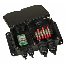 Briteq LDP-JUNCTION IP68 Waterdichte aansluitdoos voor de LDP-serie en andere buiten DMX-projectoren.