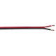 Tasker C102 (2x0.75 r/z) Speaker cable, flat: 2x0.75mm², red/bl, reel 100m