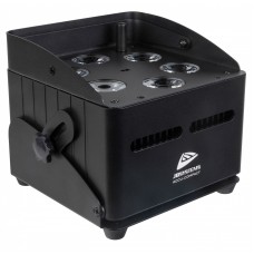 JB Systems ACCU-COMPACT 6x10W RGBWA 25+40 graden . 10 uur