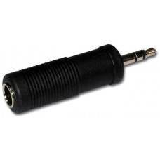 Hilec ADAPT1005  - Female Jack 6.35 stereo / Male Jack 3.5 stereo adapter