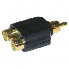 Hilec ADAPT600  - 2 Female RCA / 1 Male RCA adapter