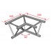 Contestage AG29-021  - Trio hoekverbinding - 290mm - 90° - 2 richtingen - Montagekit inbegrepen