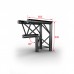 Contestage AG29-025 blk TRIO hoekverbinding - Zwart - 90° - 2 richtingen - Binnenste hoekpunt - Montagekit inbegrepen