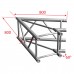 Contestage AGQUA-01  - Quatro hoekverbinding - 2 richtingen - 100cm - 60° - Montagekit inbegrepen