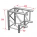 Contestage AGQUA-02  - Quatro hoekverbinding - 2 richtingen - 50cm - 90° - Montagekit inbegrepen