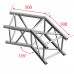 Contestage AGQUA-04  - Quatro hoekverbinding - 2 richtingen - 50cm - 135°