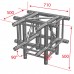 Contestage AGQUA-10  - Quatro hoekverbinding - 4 richtingen - 90° - Montagekits inbegrepen