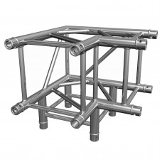 Contestage QUATRO-A02  - ALU TRUSS Quatro 290 hoekverbinding - heavy duty - 3 richtingen 90° - Montagekits inbegrepen