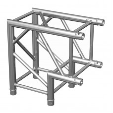 Contestage QUATRO-A01  - ALU TRUSS Quatro 290 hoekverbinding - heavy duty - 2 richtingen 90° - Montagekit inbegrepen