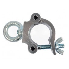 Contestage ALUCLAMP301-Eye  - Aluminium bevestigingshaak voor truss met buisdiameter 38~51mm - max. 300kg - met ring - Zwart