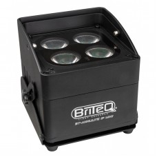 Briteq BT-AKKULITE IP MINI RGBWA acculamp, waterdicht, wireless DMX 17gr 15 uur