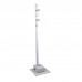Briteq BTI-AKKUPOLE WHITE batterij-gevoede IP64 4x5W LED verlichtingspaal