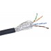 Hilec CAT6cable  - CAT6 flexible cable 26AWG roll of 100m Black