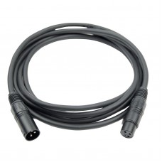 Hilec CDMX-5  - DMX XLR male / XLR female 3-pin cable - 5 m