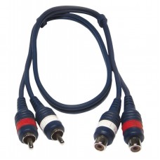 Hilec CL-27/6  - 2 x Female RCA / 2 x Male RCA line cable - 6 m
