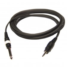 Hilec CL-71/3  - Male stereo Jack 3.5 mm/ 6.35 male stereo line cable 3 m