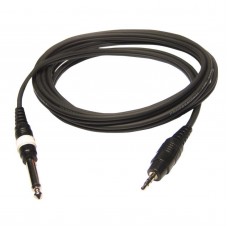 Hilec CL-71/10  - Male stereo Jack 3.5 mm/ 6.35 male stereo line cable 10 m