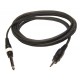 Hilec CL-71/10  - Male stereo Jack 3.5 mm/ 6.35 male stereo line cable 10 m