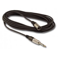 Hilec CM/XMJM-1,5  - XLR male / Jack 6.35 mono male microphone cable - 1.5 m