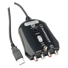 Audiophony CONVERTER  - USB/PHONO/LINE geluidskaart IN/UIT