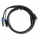 HILEC CPCDMXIN-3  - Hybrid powerCON-PC16A / XLR 3G1.5mm² cable - 3m