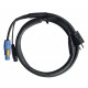 HILEC CPCDMXIN-10  - Hybrid powerCON-PC16A / XLR 3G1.5mm² cable - 10m