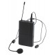 Audiophony CR-12AHEADset  - Optional UHF bodypack transmitter and headband microphone.