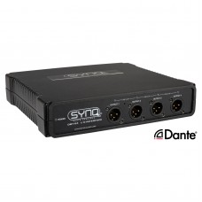 Synq DBT-04 Dante audio bridge 4x UIT XLR