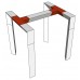 Contestage DECO22T-AG04  - TRIO220 Hoekverbinding - 3 richtingen - 90° - 50cm - Montagekits inbegrepen