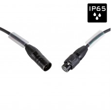 HILEC DMX-5PMF-15M DMX/AES-kabel met 5pin IP65 XLR Seetronic-connectoren, L=15m