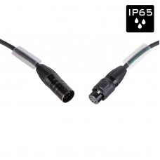 HILEC DMX-5PMF-20M DMX/AES-kabel met 5pin IP65 XLR Seetronic-connectoren, L=20m