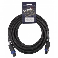 Tasker PRE-DPR-SS T27ZW10 assembled speaker cable with Speakon connectors, 4x2.5mm2 + 2x Neutrik NL4FX, 10m.